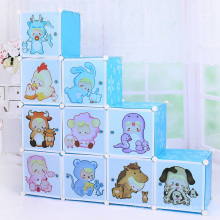 Plastic DIY Multifunctionable Cartoon Cabinets (ZH0015)